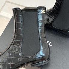 CHANE*|小香26A秋冬新品 鳄鱼纹拼接方头切尔西短靴 秋冬鞋柜C位担当 小众不撞款回头率高 时髦精闭眼入不亏 复古 CHANE*|小香26A秋冬新品 鳄鱼纹拼接方头切尔西短靴 秋冬鞋柜C位担当 小众不撞款回头率高 时髦精闭眼入不亏 复古