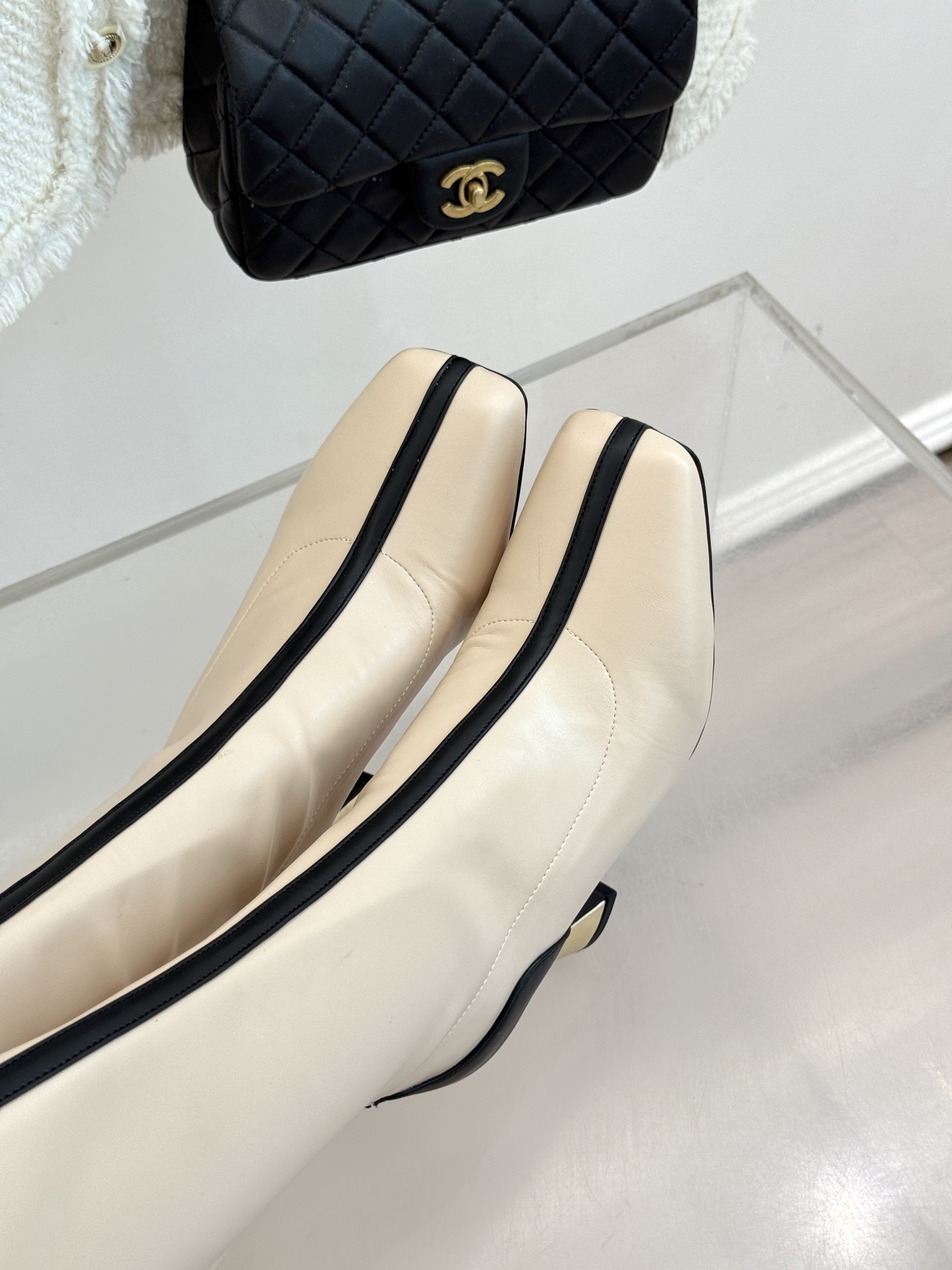CHANE*｜小香26A秋冬新品 双C拼接方头金属跟高跟长靴 秋冬鞋柜必有它位置 时髦精闭眼入不亏 解锁秋冬穿搭万能密码