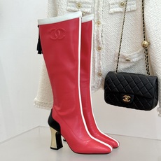 CHANE*|小香26A秋冬新品 双C拼接方头金属跟高跟长靴 秋冬鞋柜必有它位置 时髦精闭眼入不亏 解锁秋冬穿搭万能密码 CHANE*|小香26A秋冬新品 双C拼接方头金属跟高跟长靴 秋冬鞋柜必有它位置 时髦精闭眼入不亏 解锁秋冬穿搭万能密码
