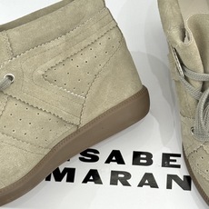 ISABEL MARANT/伊莎贝尔26WF新品 复古内增高高帮运动休闲马丁靴短靴 秋冬鞋柜宝藏短靴 上脚解锁三七分比例 ISABEL MARANT/伊莎贝尔26WF新品 复古内增高高帮运动休闲马丁靴短靴 秋冬鞋柜宝藏短靴 上脚解锁三七分比例