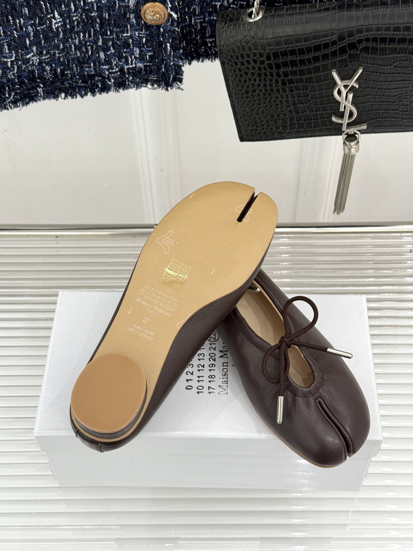 MaisonMargiela｜MM6马吉拉 蝴蝶结芭蕾舞鞋分趾鞋单鞋～ 解构先锋碰撞柔婉芭蕾 经典Tabi分趾辨识度拉满