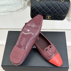CHANE*|小香26B新品双C 拼色平底芭蕾舞鞋单鞋 经典双C徽标辨识度高 撞色晕染柔雅层次感 小羊皮鞋面细腻如脂 圆 CHANE*|小香26B新品双C 拼色平底芭蕾舞鞋单鞋 经典双C徽标辨识度高 撞色晕染柔雅层次感 小羊皮鞋面细腻如脂 圆