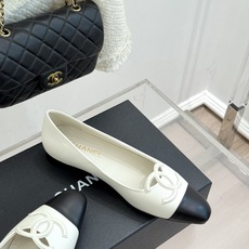 CHANE*|小香26B新品双C 拼色平底芭蕾舞鞋单鞋 经典双C徽标辨识度高 撞色晕染柔雅层次感 小羊皮鞋面细腻如脂 圆 CHANE*|小香26B新品双C 拼色平底芭蕾舞鞋单鞋 经典双C徽标辨识度高 撞色晕染柔雅层次感 小羊皮鞋面细腻如脂 圆