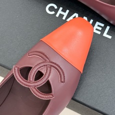 CHANE*|小香26B新品双C 拼色平底芭蕾舞鞋单鞋 经典双C徽标辨识度高 撞色晕染柔雅层次感 小羊皮鞋面细腻如脂 圆 CHANE*|小香26B新品双C 拼色平底芭蕾舞鞋单鞋 经典双C徽标辨识度高 撞色晕染柔雅层次感 小羊皮鞋面细腻如脂 圆