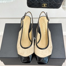 CHANE*|小香26B新品拼色 中空高跟凉鞋 鞋柜百搭宝藏款 时髦精必入款 标志性双C五金点缀鞋身 中空露肤显纤细 细 CHANE*|小香26B新品拼色 中空高跟凉鞋 鞋柜百搭宝藏款 时髦精必入款 标志性双C五金点缀鞋身 中空露肤显纤细 细