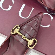 鳄鱼纹➕10 Gucci/古驰26WF新品马衔扣 Boulevard系列尖头高跟鞋 典藏马衔扣蕴藉经典 Boulevar 鳄鱼纹➕10 Gucci/古驰26WF新品马衔扣 Boulevard系列尖头高跟鞋 典藏马衔扣蕴藉经典 Boulevar