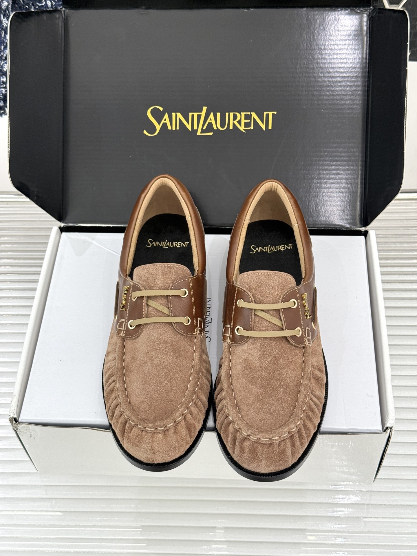 男码+40(配原版飞机盒) Saint Lauren*YSL圣罗兰26WF新品 YSL小logo乐福鞋 标志性的小log 男码+40(配原版飞机盒) Saint Lauren*YSL圣罗兰26WF新品 YSL小logo乐福鞋 标志性的小log
