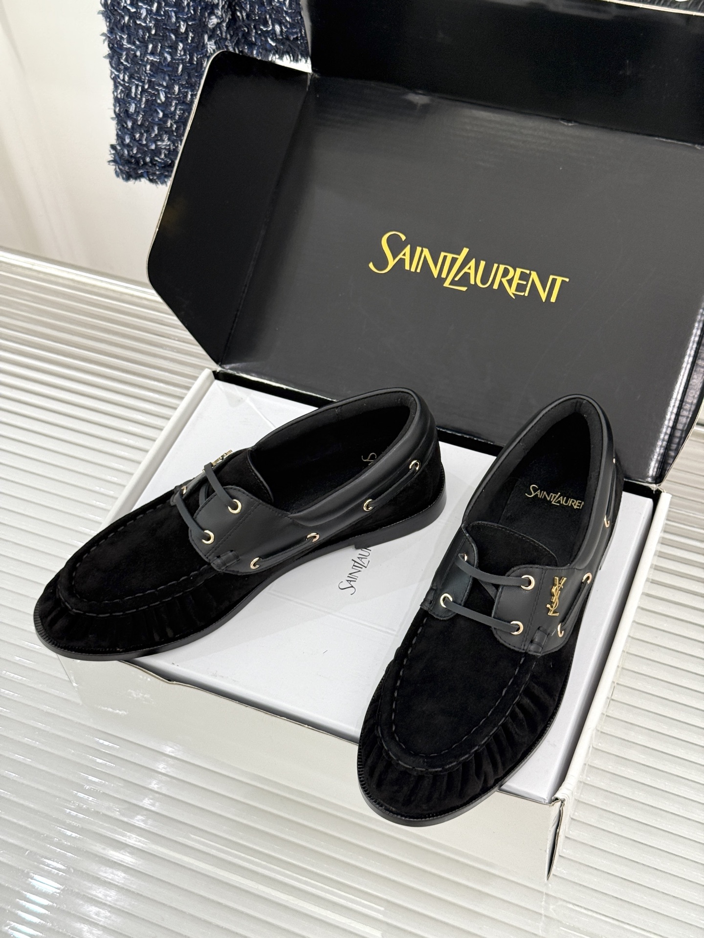 男码+40(配原版飞机盒) Saint Lauren*YSL圣罗兰26WF新品 YSL小logo乐福鞋 标志性的小log 男码+40(配原版飞机盒) Saint Lauren*YSL圣罗兰26WF新品 YSL小logo乐福鞋 标志性的小log