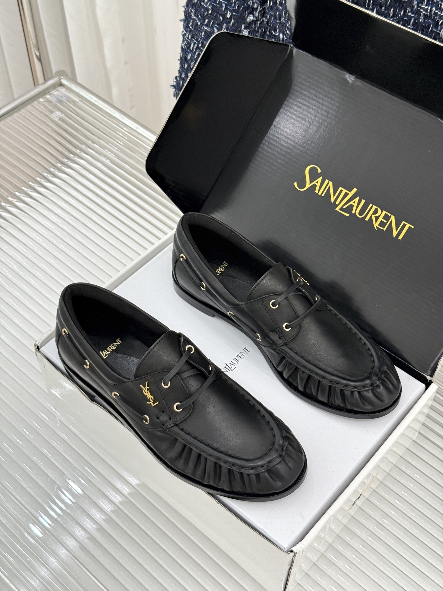 男码+40(配原版飞机盒) Saint Lauren*YSL圣罗兰26WF新品 YSL小logo乐福鞋 标志性的小log 男码+40(配原版飞机盒) Saint Lauren*YSL圣罗兰26WF新品 YSL小logo乐福鞋 标志性的小log