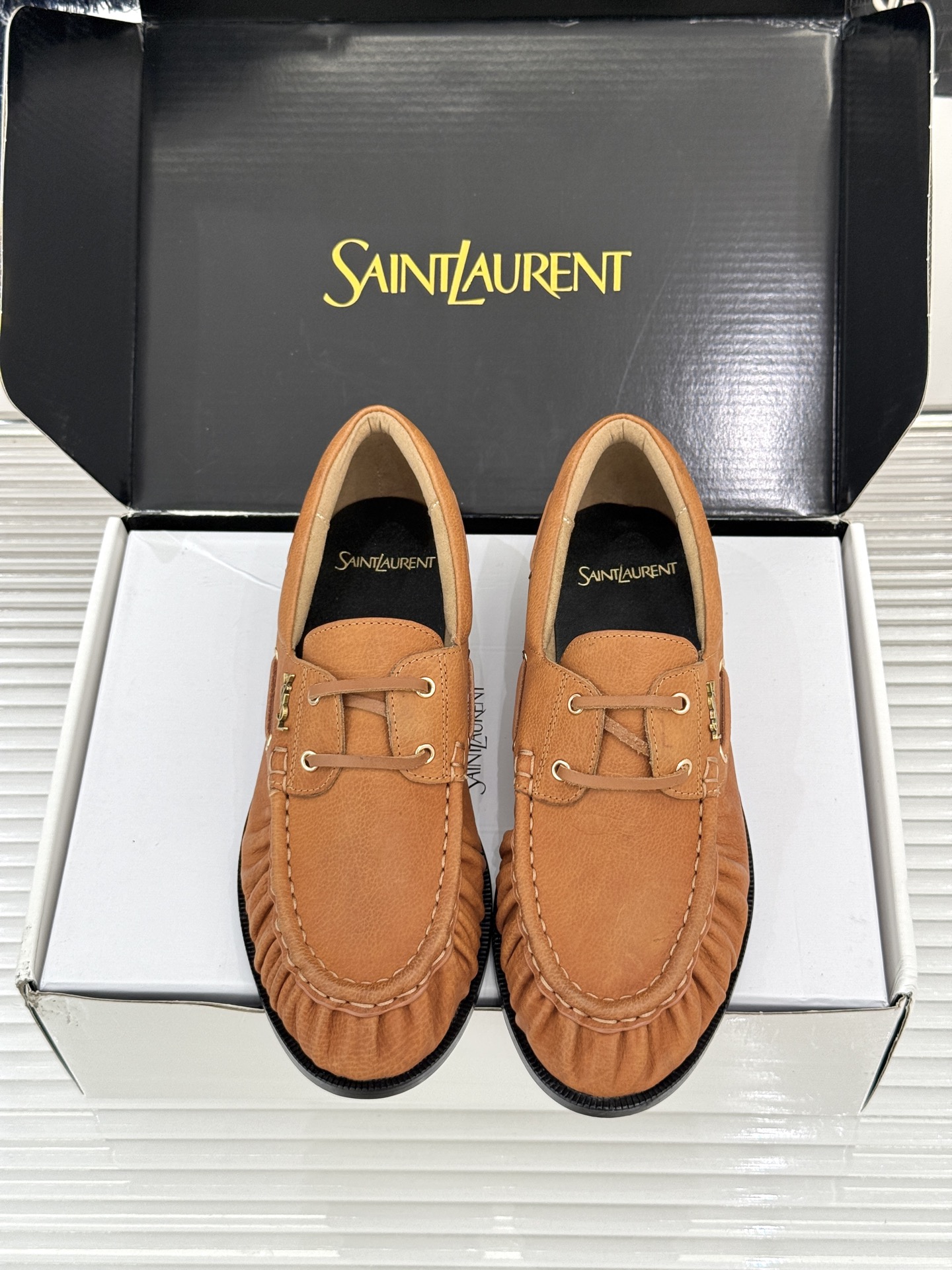 男码+40(配原版飞机盒) Saint Lauren*YSL圣罗兰26WF新品 YSL小logo乐福鞋 标志性的小log 男码+40(配原版飞机盒) Saint Lauren*YSL圣罗兰26WF新品 YSL小logo乐福鞋 标志性的小log