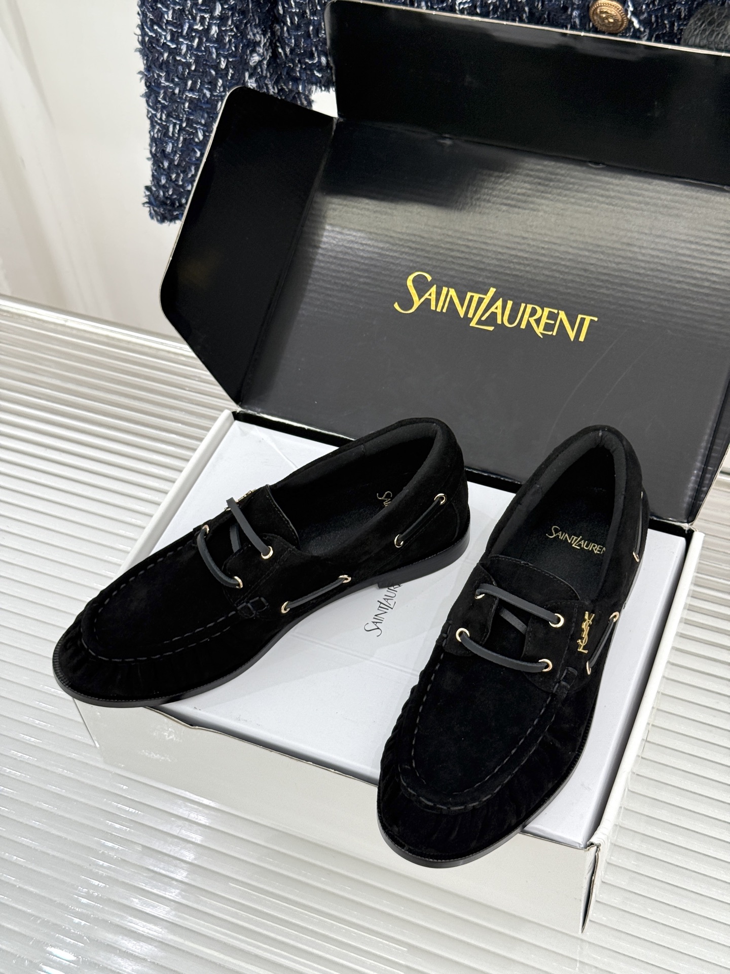 男码+40(配原版飞机盒) Saint Lauren*YSL圣罗兰26WF新品 YSL小logo乐福鞋 标志性的小log 男码+40(配原版飞机盒) Saint Lauren*YSL圣罗兰26WF新品 YSL小logo乐福鞋 标志性的小log