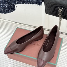 Loro Piana/LP经典复古 复古拼色平底单鞋 复古拼色超耐看 老钱氛围感直接拉满 上脚自带慵懒高级气质 低饱和拼 Loro Piana/LP经典复古 复古拼色平底单鞋 复古拼色超耐看 老钱氛围感直接拉满 上脚自带慵懒高级气质 低饱和拼