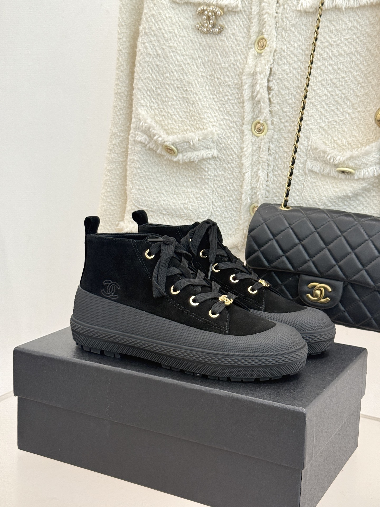 Black High Top Sneakers