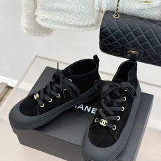 CHANE*|小香26B新品双C 松糕厚底高帮休闲鞋运动鞋 双C标识点缀鞋带 麂皮质感细腻高级 松糕厚底隐形拉长比例 上 CHANE*|小香26B新品双C 松糕厚底高帮休闲鞋运动鞋 双C标识点缀鞋带 麂皮质感细腻高级 松糕厚底隐形拉长比例 上