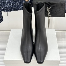Khaite 26WF秋冬新品 后拉链方头猫跟短靴 今年秋冬必入神级短靴 极简爱好者直接闭眼入 后拉链设计穿脱超顺手 利 Khaite 26WF秋冬新品 后拉链方头猫跟短靴 今年秋冬必入神级短靴 极简爱好者直接闭眼入 后拉链设计穿脱超顺手 利