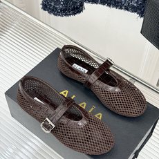 原版盒+10 ALAÏA /阿莱雅 26WF新品 镂空网面平底玛丽珍鞋 网面镂空平底玛丽珍鞋 精致网格通透又轻盈 绒面锁 原版盒+10 ALAÏA /阿莱雅 26WF新品 镂空网面平底玛丽珍鞋 网面镂空平底玛丽珍鞋 精致网格通透又轻盈 绒面锁