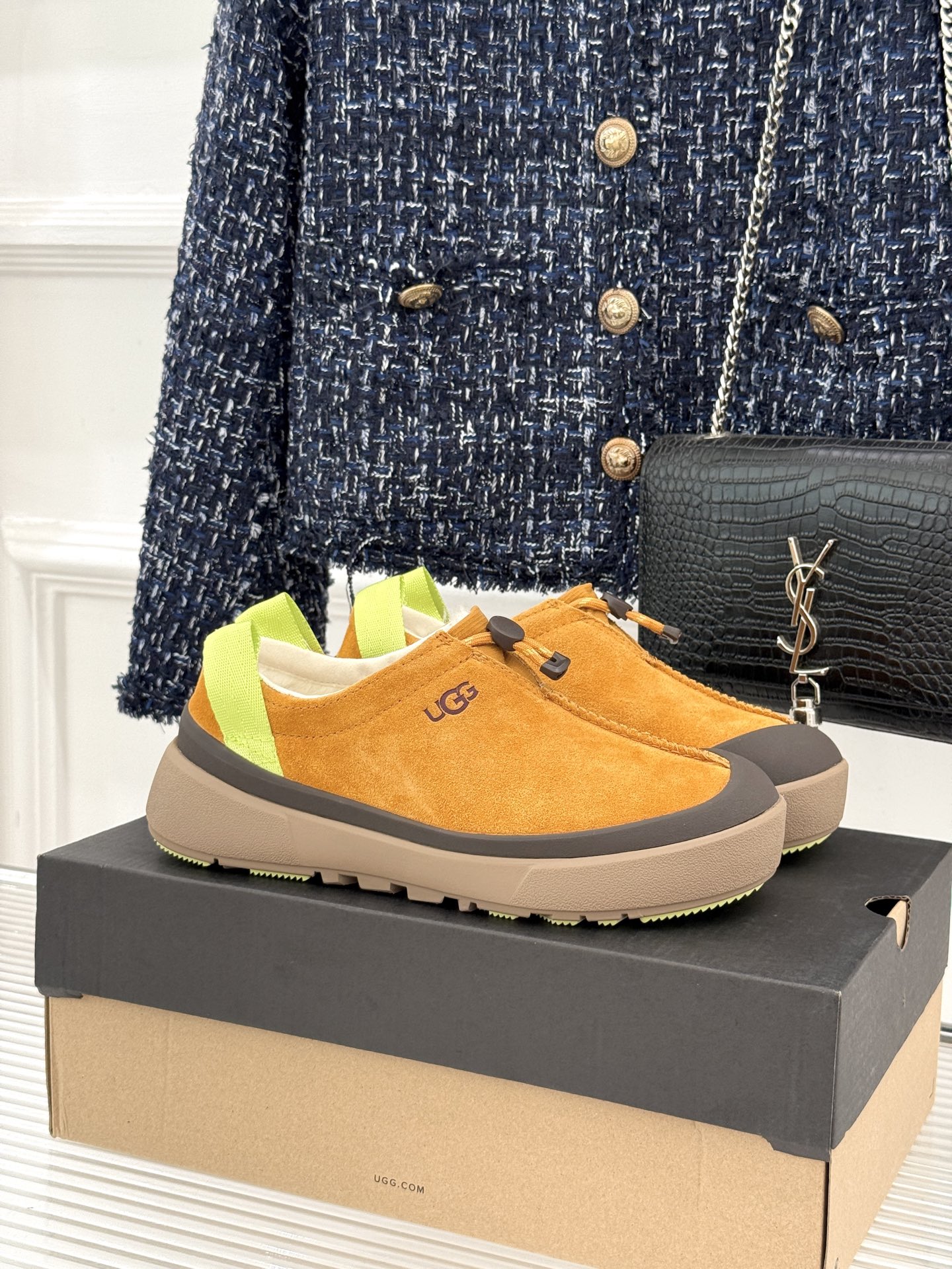 (男码+10) UGG 26WF秋冬新品时尚彩壳 一脚蹬2.0塔斯曼羊毛休闲鞋 彩壳2.0质感升级 塔斯曼羊毛亲肤暖 一 (男码+10) UGG 26WF秋冬新品时尚彩壳 一脚蹬2.0塔斯曼羊毛休闲鞋 彩壳2.0质感升级 塔斯曼羊毛亲肤暖 一