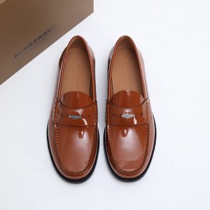 Burberry Shoes Plain Toe Designer 7 Star Replica Cowhide Genuine Leather