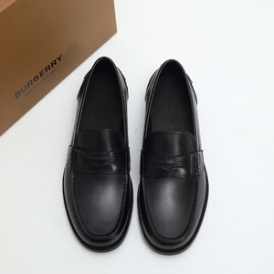 Burberry Shoes Plain Toe Cowhide Genuine Leather