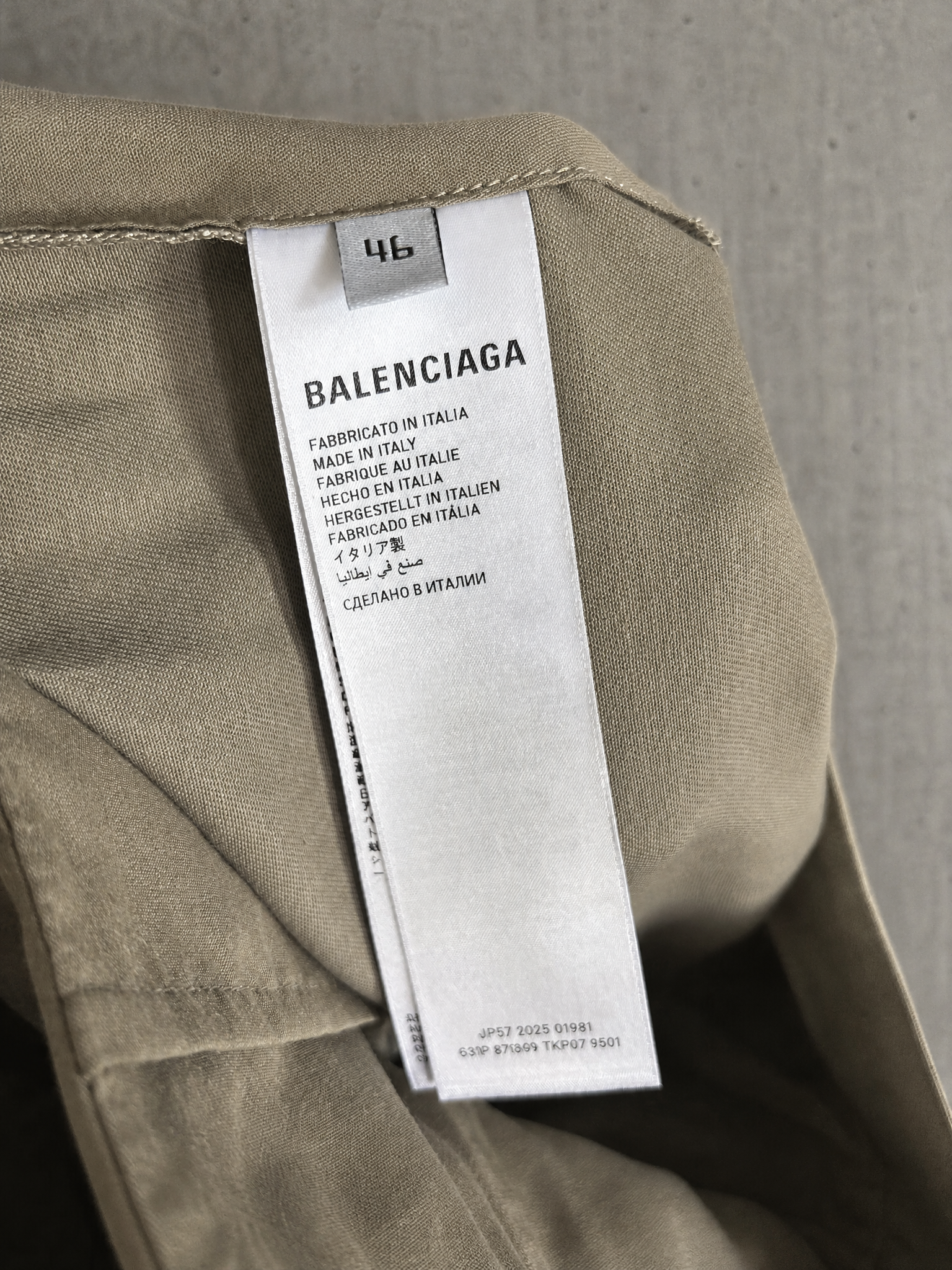 Balenciaga BAL 2026 SS春夏系列抽绳工装裤