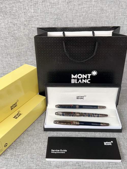 Montblanc Meisterstück Around the World in 80 Days Fountain Pen and Ballpoint Pen 1 Montblanc Meisterstück Around the World in 80 Days Fountain Pen and Ballpoint Pen
