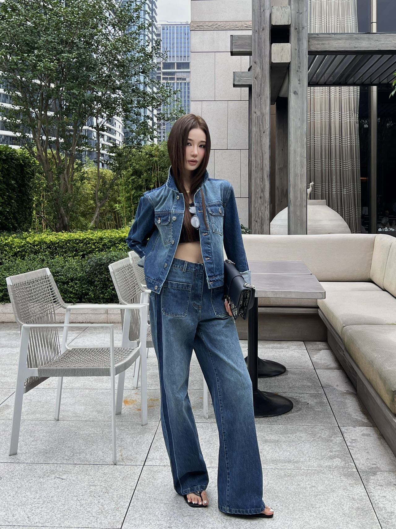 NO:839683,Model upper body picture,,19860909模特上身图,,,Women's clothing