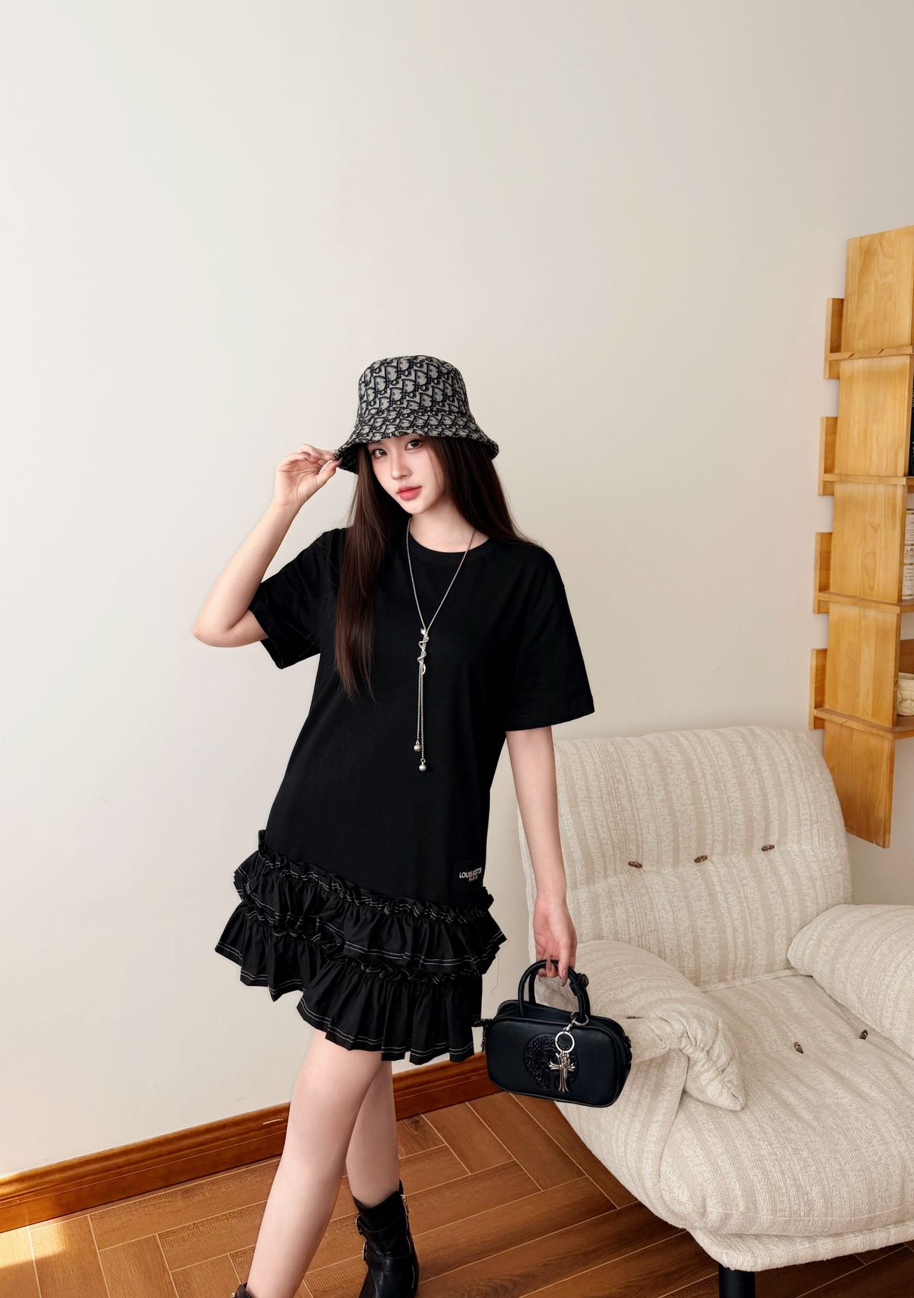 NO:861738,Model upper body picture,,19860909模特上身图,,,Women's clothing