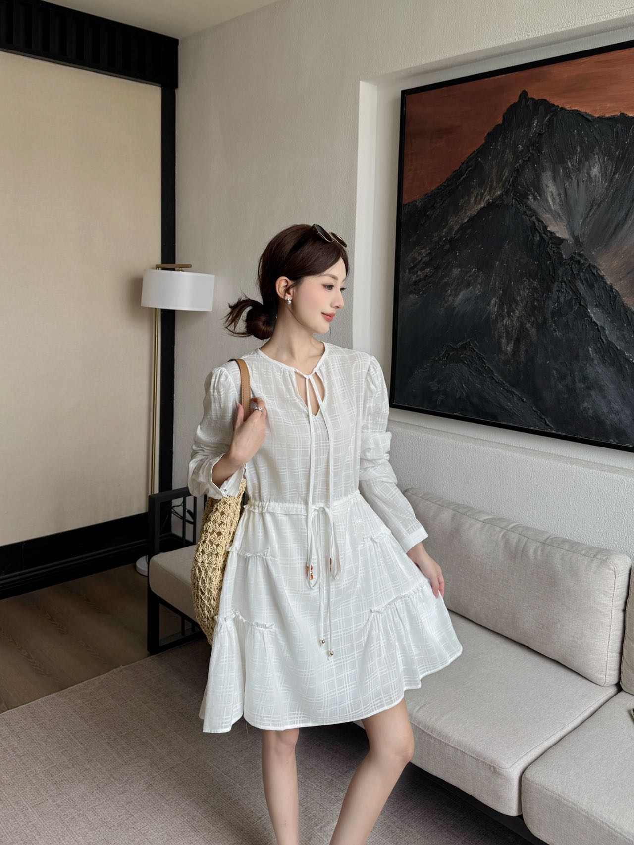 NO:865418,Model upper body picture,,19860909模特上身图,,,Women's clothing