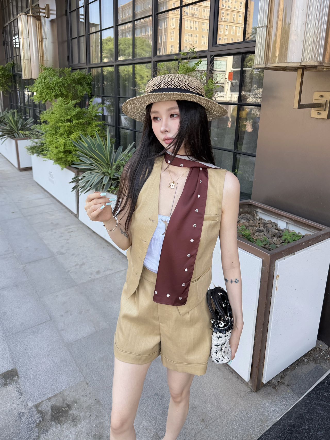 NO:872044,Model upper body picture,,19860909模特上身图,,,Women's clothing