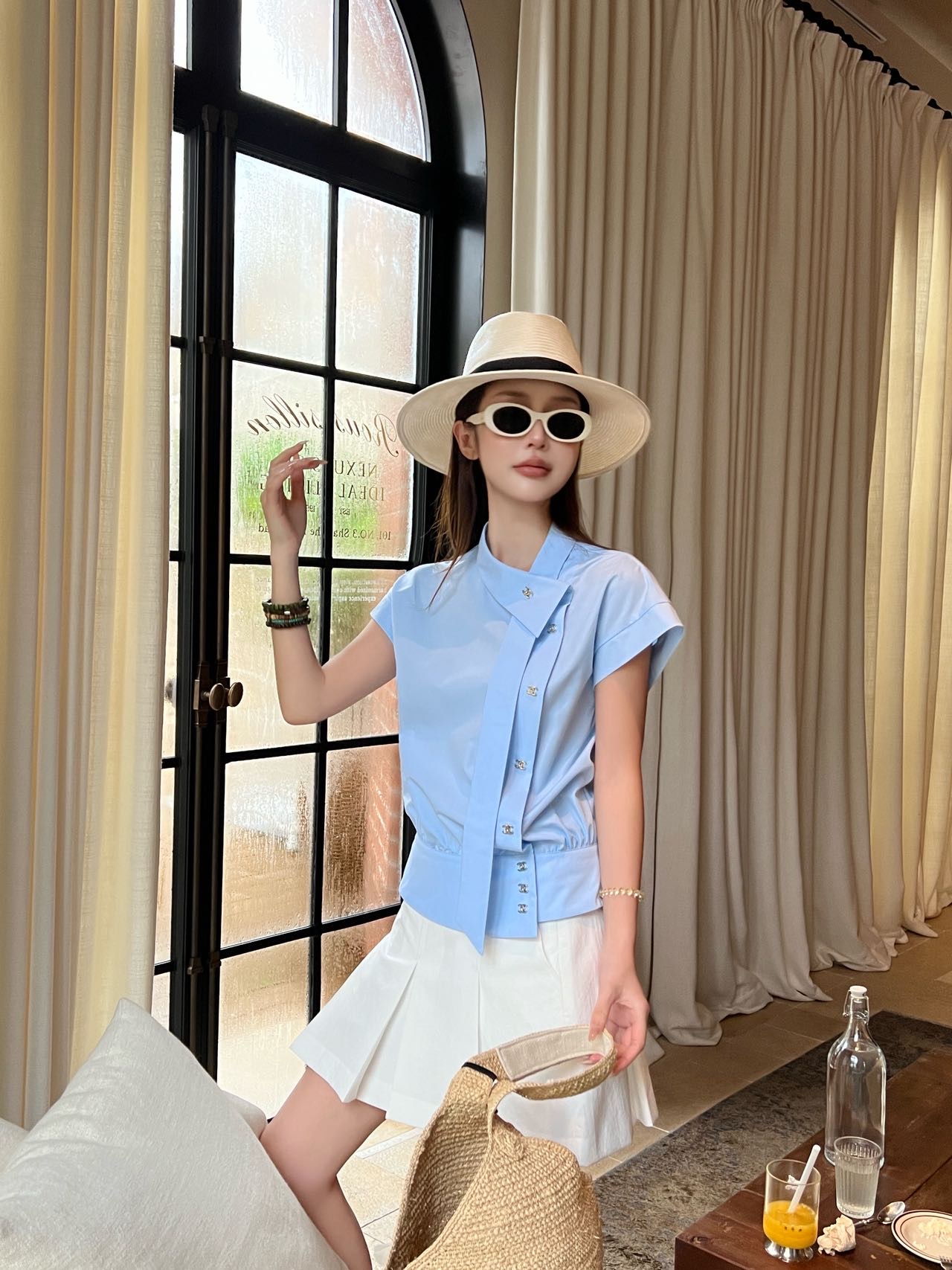 NO:902395,Model upper body picture,,19860909模特上身图,,,Women's clothing