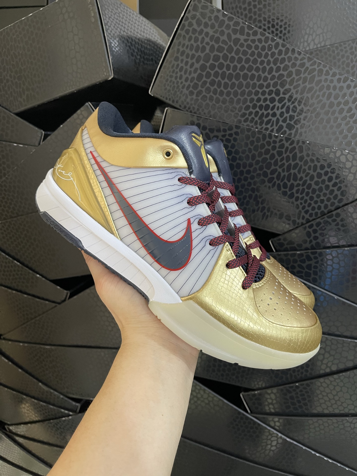 特价🔛 Best # NK Zoom Kobe 4 Protro Gold Medal 金牌货号：FQ3