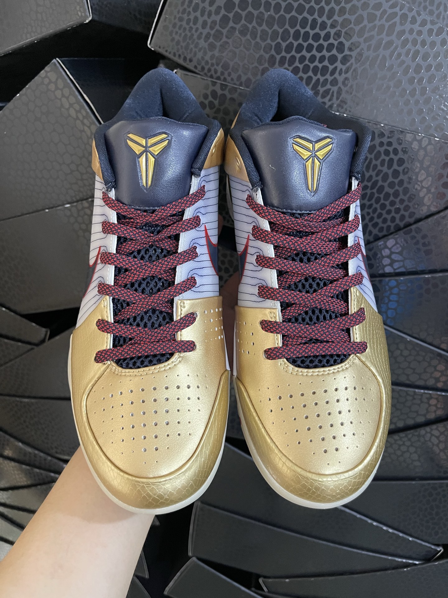 特价🔛 Best # NK Zoom Kobe 4 Protro Gold Medal 金牌货号：FQ3