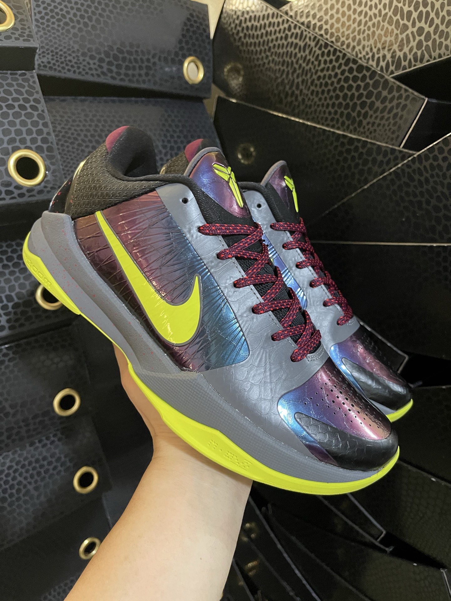 特价🔛 Best版本 吊打灭世对标S2批次 ZK5 Kobe Protro Black Chaos 暗黑