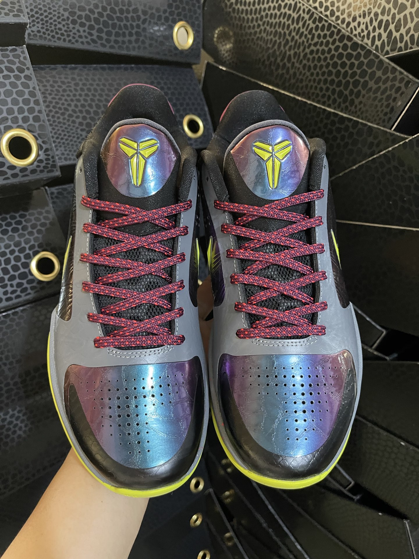 特价🔛 Best版本 吊打灭世对标S2批次 ZK5 Kobe Protro Black Chaos 暗黑