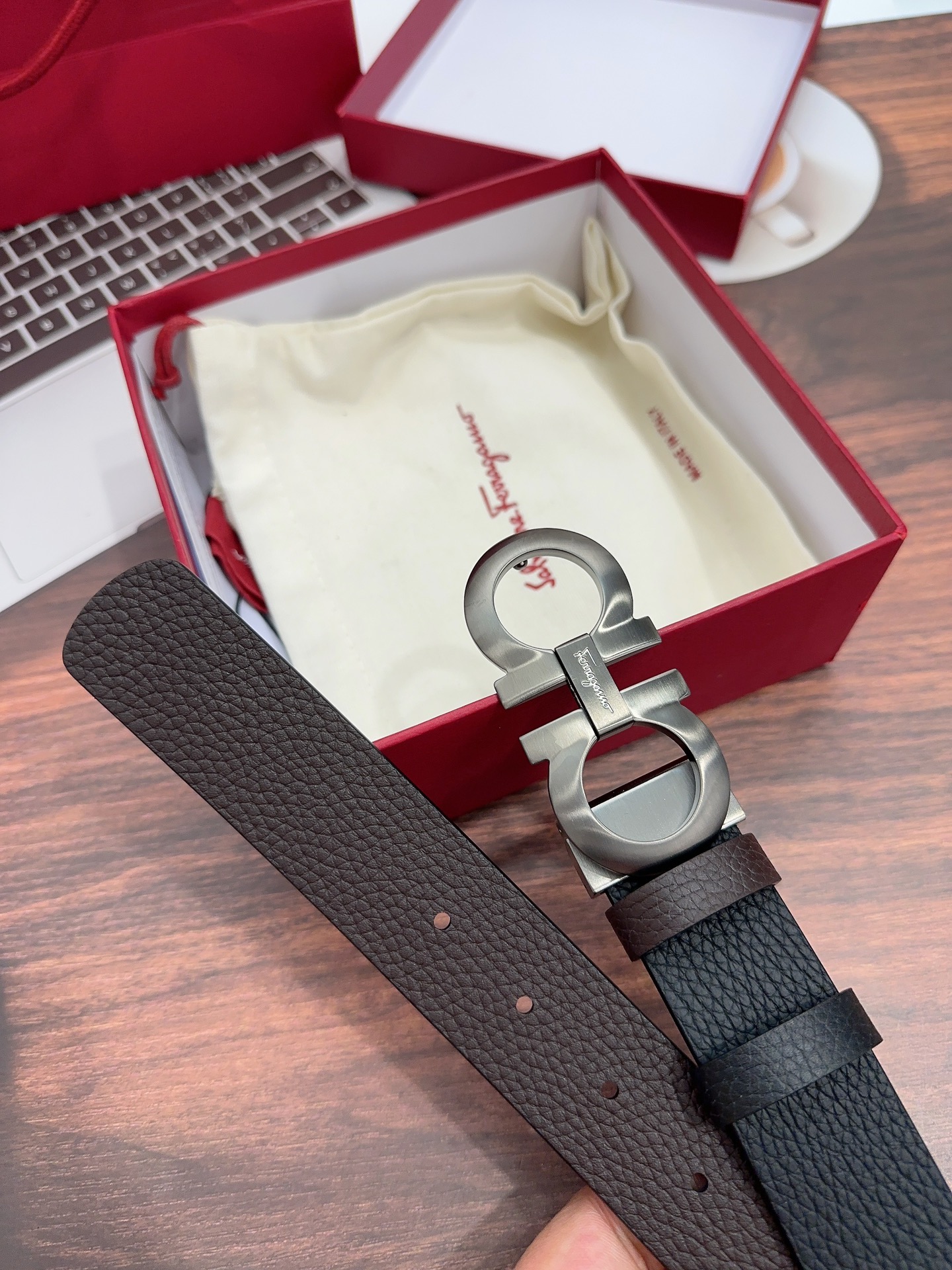 [Ferragamo Belts]Ferragamo genuine size 3.5cm factory customized handmade leat