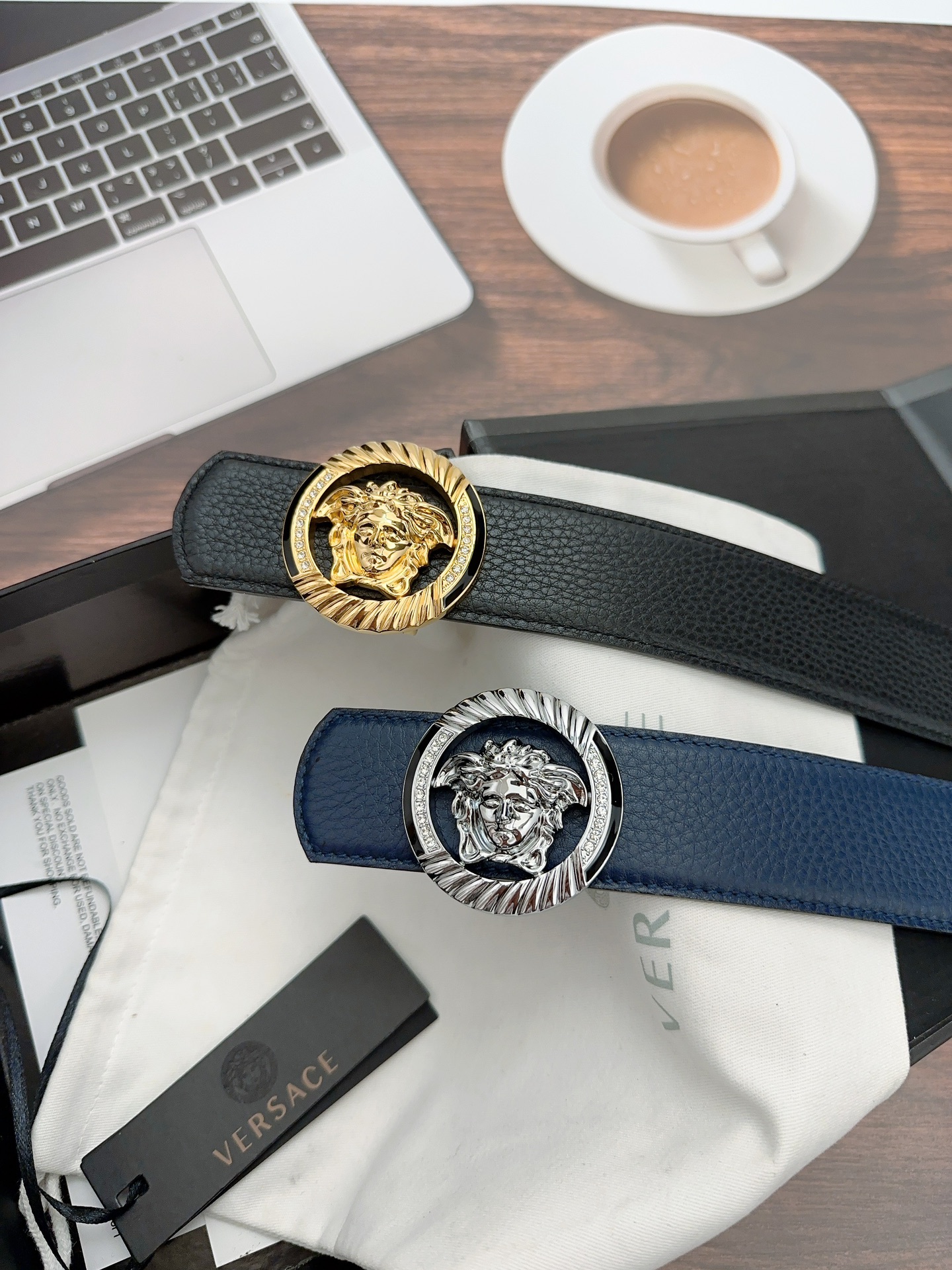 [Versace Belts]Versace counter synchronized original order quality high-qualit