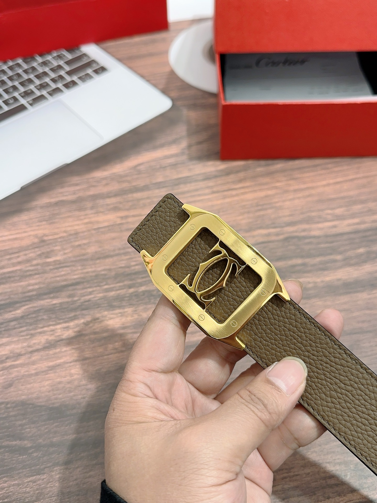 Imported Oxen Leather Men’s Regular 3.5cm Width Calcium Belt Purchase (20 words) - 图片 5