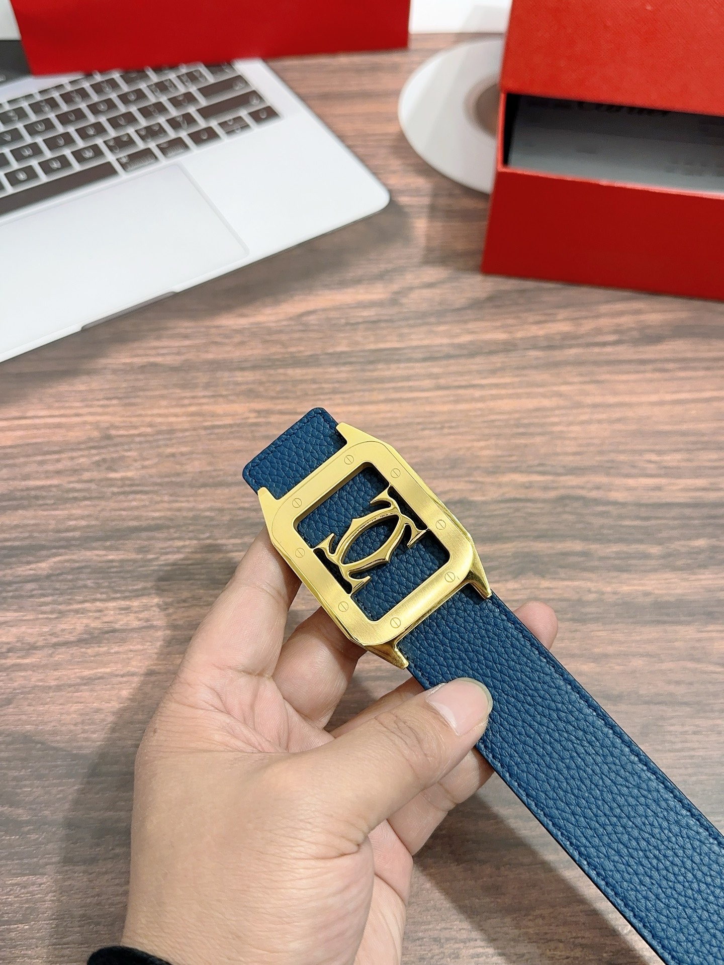 “High-Quality 3.5cm Oxen Leather Men’s Calcium Belt Purchase” - 图片 5