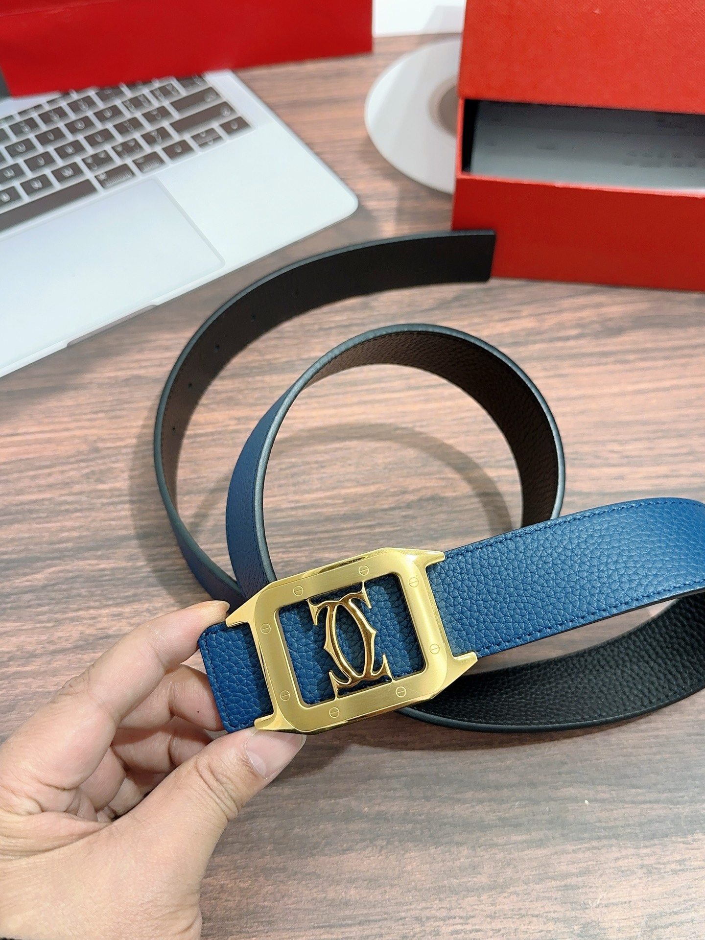 “High-Quality 3.5cm Oxen Leather Men’s Calcium Belt Purchase” - 图片 3