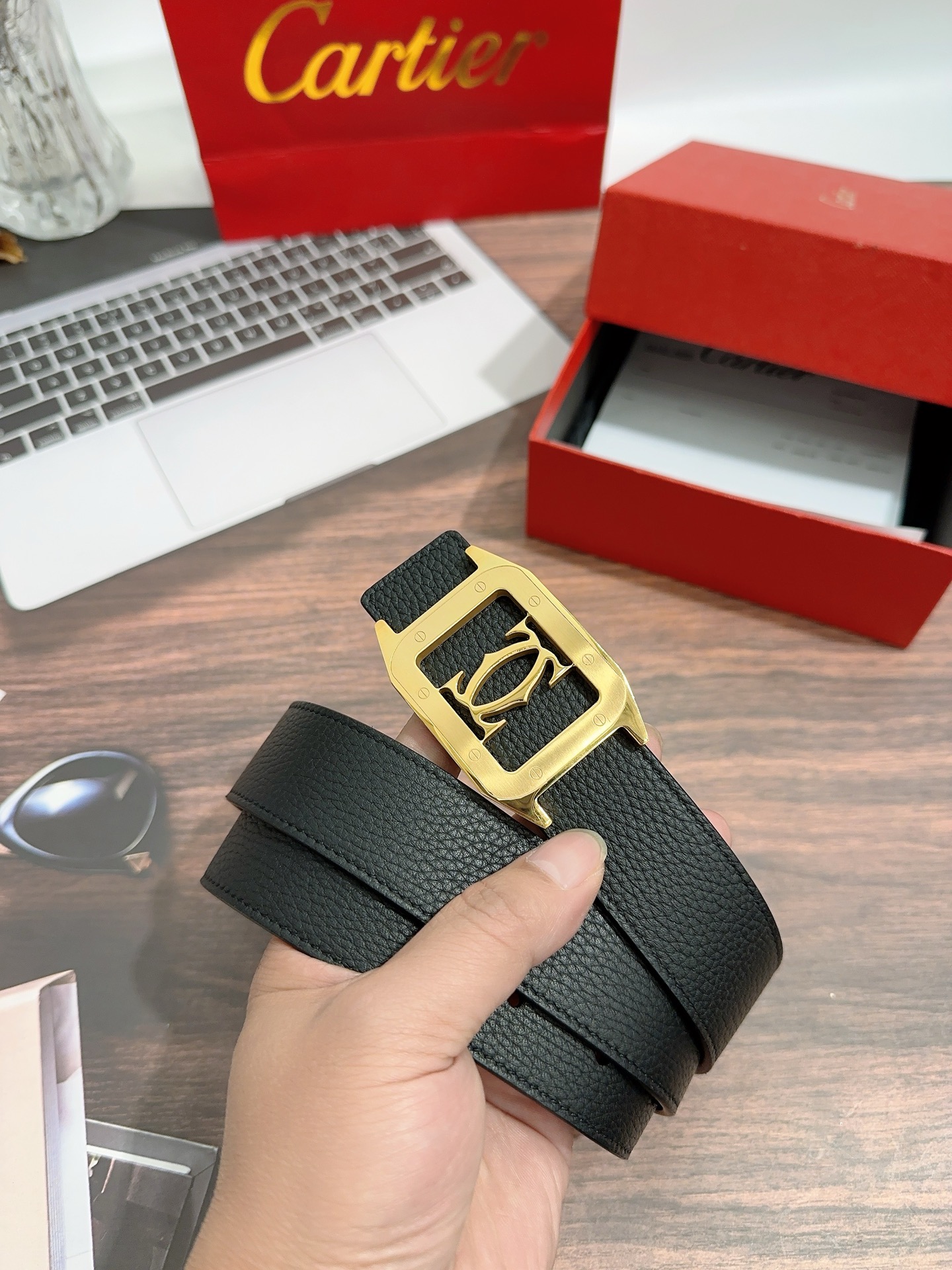 Imported Oxen Leather Men’s Regular 3.5cm Calcium Belt Purchase (p483)