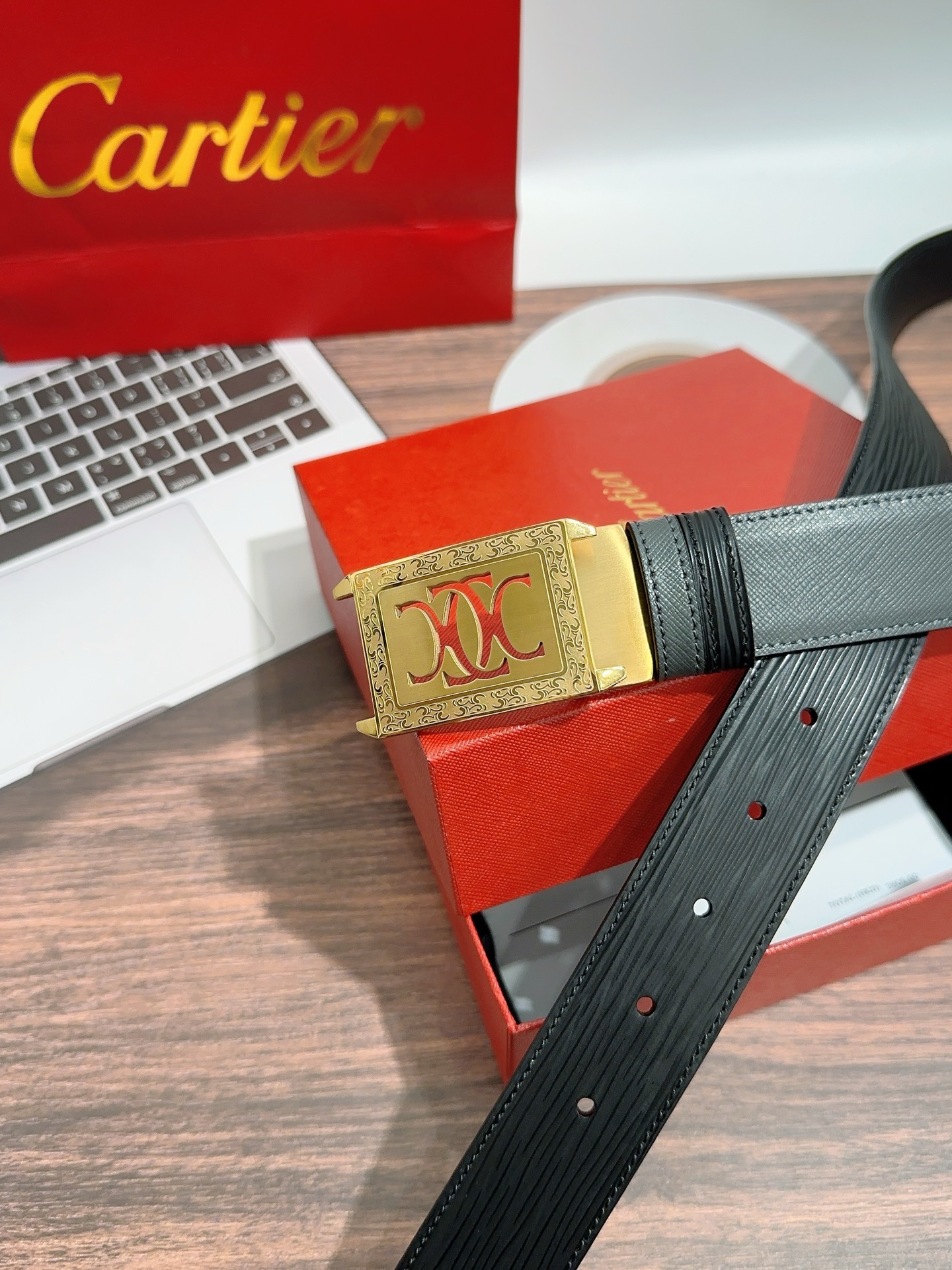 Imported Oxen Leather Men’s Regular 3.5cm Calcium Belt Purchase (20 words) - 图片 2