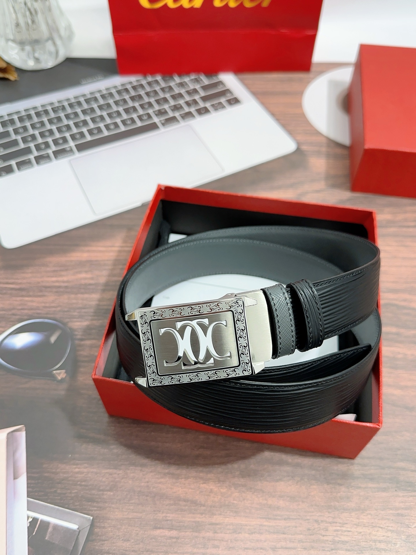 Imported Oxen Leather Regular Calcium Belt, 3.5 cm Width Purchase Summary. - 图片 6
