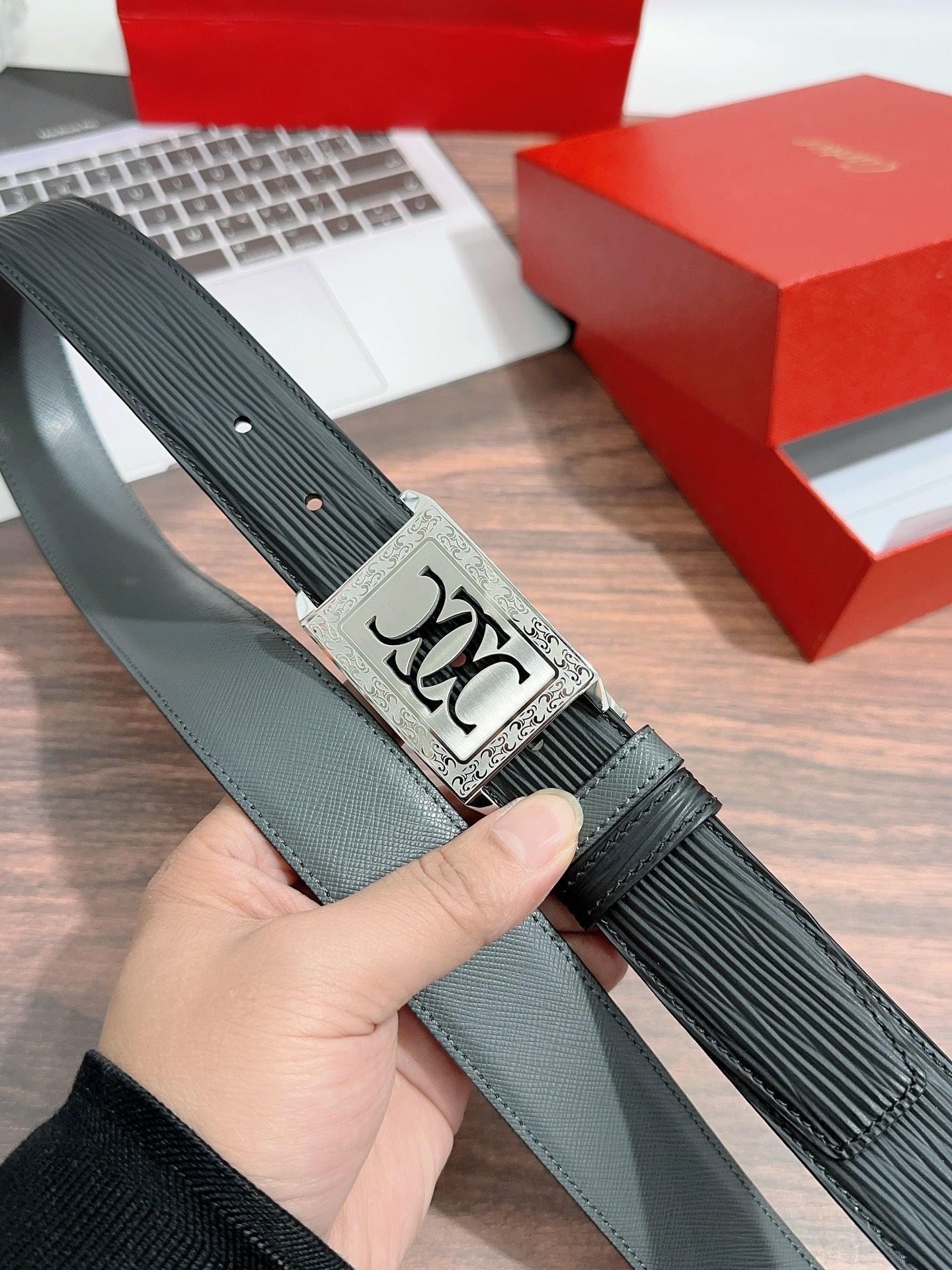 Imported Oxen Leather Regular Calcium Belt, 3.5 cm Width Purchase Summary. - 图片 4