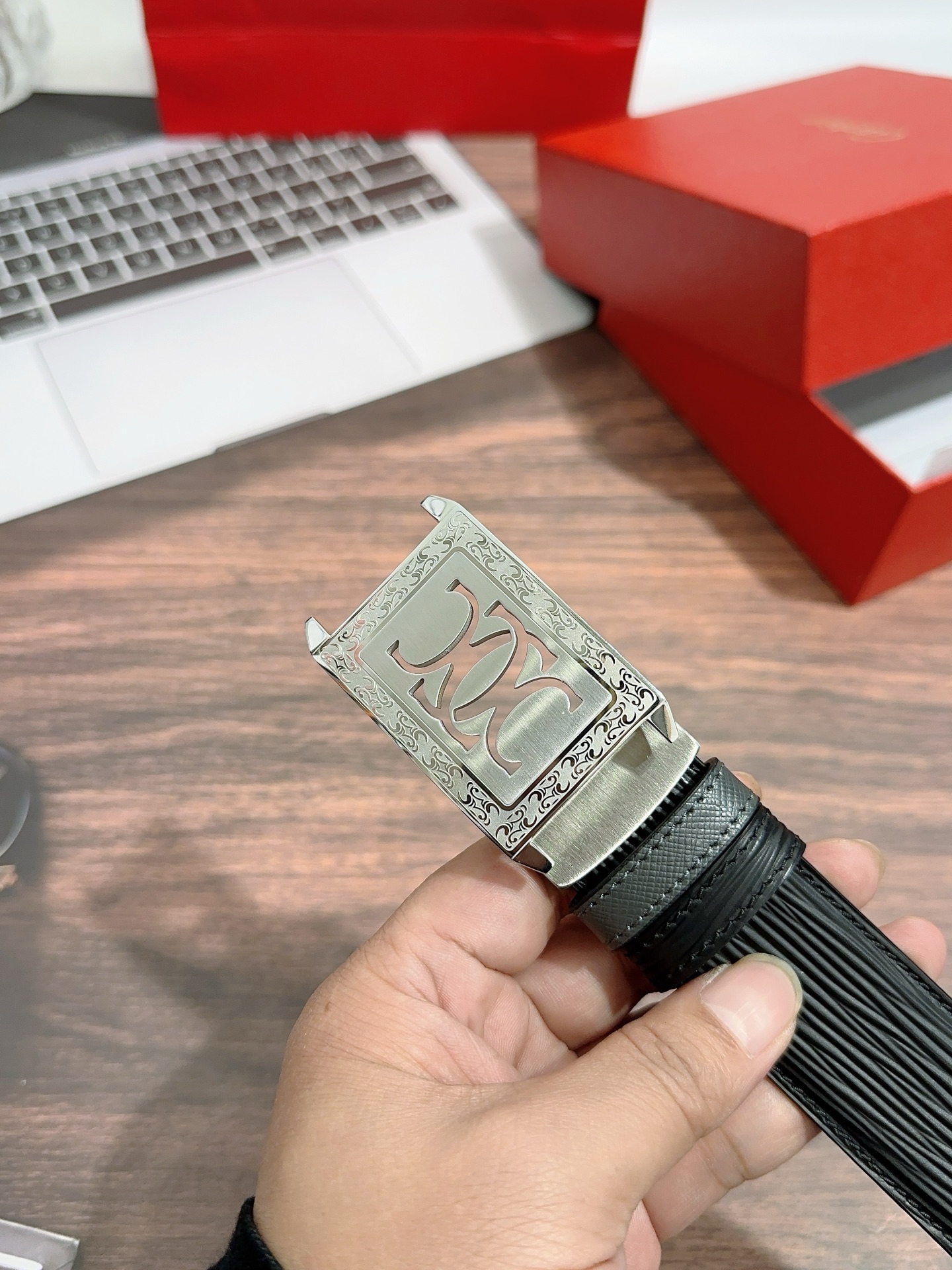 Imported Oxen Leather Regular Calcium Belt, 3.5 cm Width Purchase Summary. - 图片 5