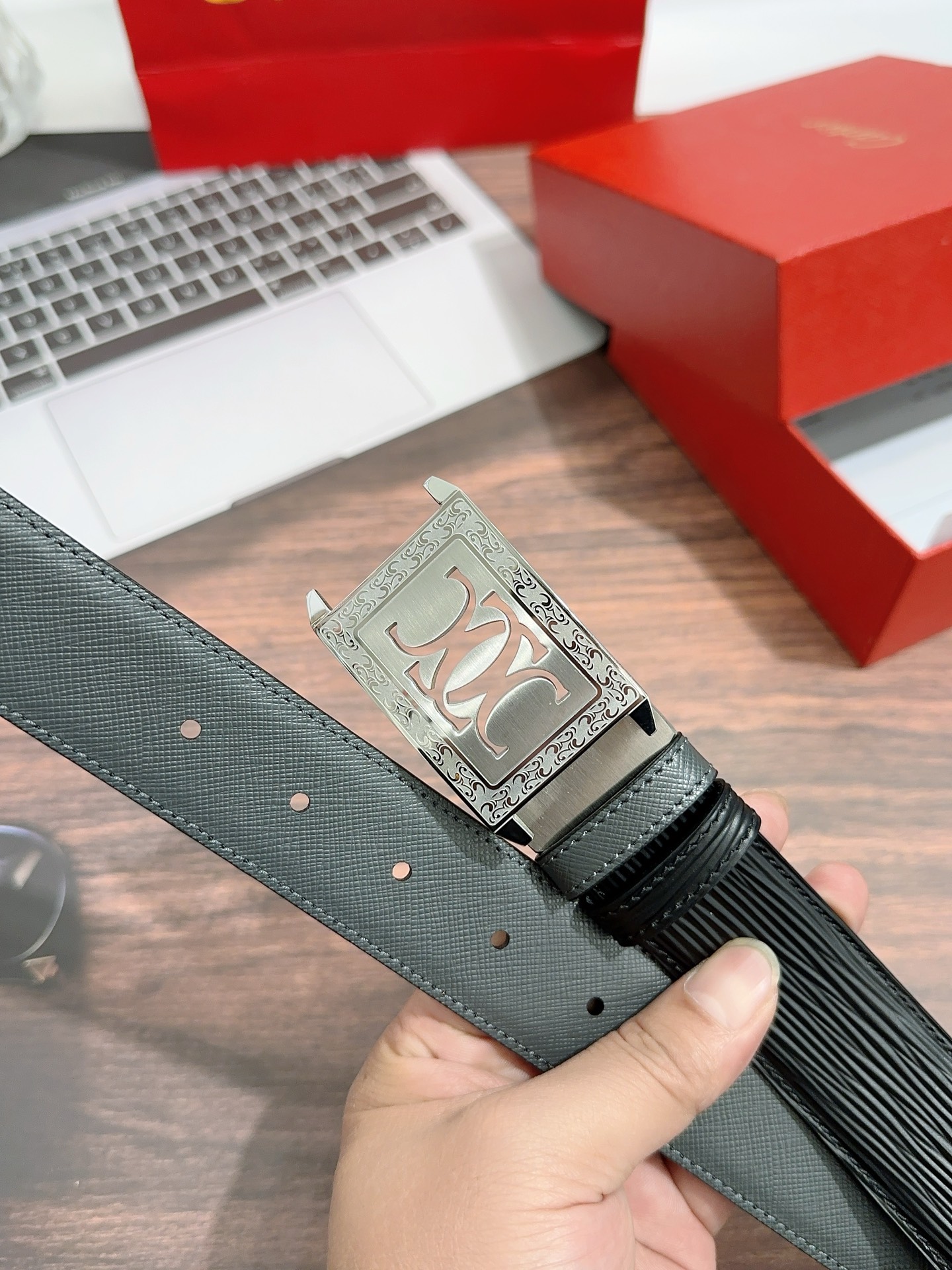 Imported Oxen Leather Regular Calcium Belt, 3.5 cm Width Purchase Summary. - 图片 2