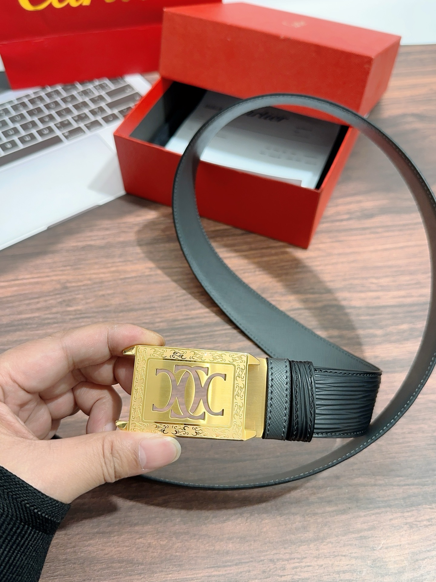“Imported Oxen Leather Regular Calcium Belt, 3.5cm Width Purchase Summary” - 图片 3