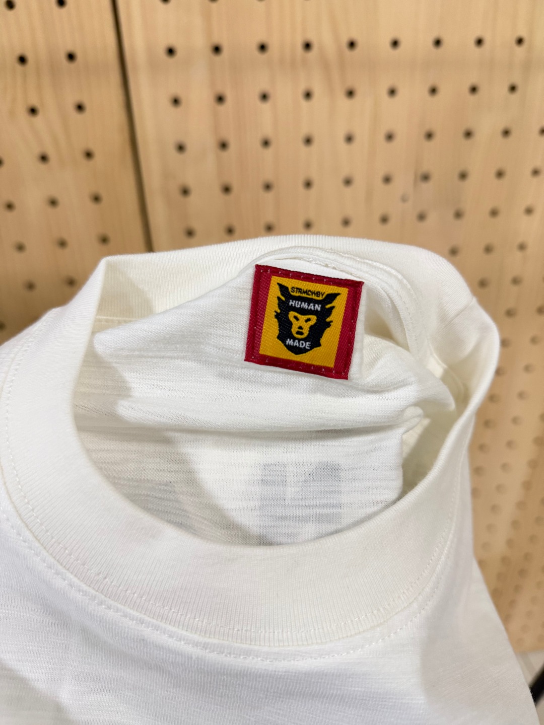 110💰特价🉐（编号78）
HUMANMADE 鸽子印花小标长袖T恤  
竹节棉面料 男女同款 胸前爱心刺绣 背后印花logo
  白色 S-XL 现货秒发