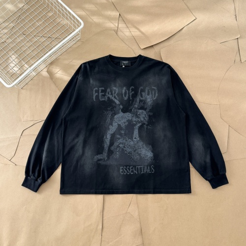 Fear of God Essentials Vintage Angel Print Long Sleeve T-Shirt - Black 1 Fear of God Essentials Vintage Angel Print Long Sleeve T-Shirt - Black
