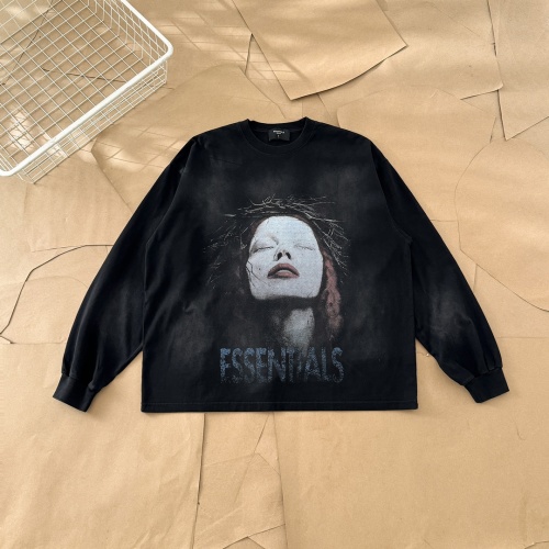 Fear of God Essentials Long Sleeve T-Shirt - Washed Black - 'Sleeping Goddess' 1 Fear of God Essentials Long Sleeve T-Shirt - Washed Black - 'Sleeping Goddess'