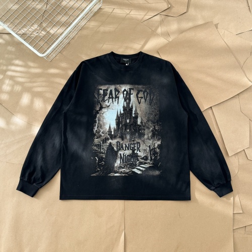 Fear of God Dark Castle Washed Black Long Sleeve T-Shirt 1 Fear of God Dark Castle Washed Black Long Sleeve T-Shirt